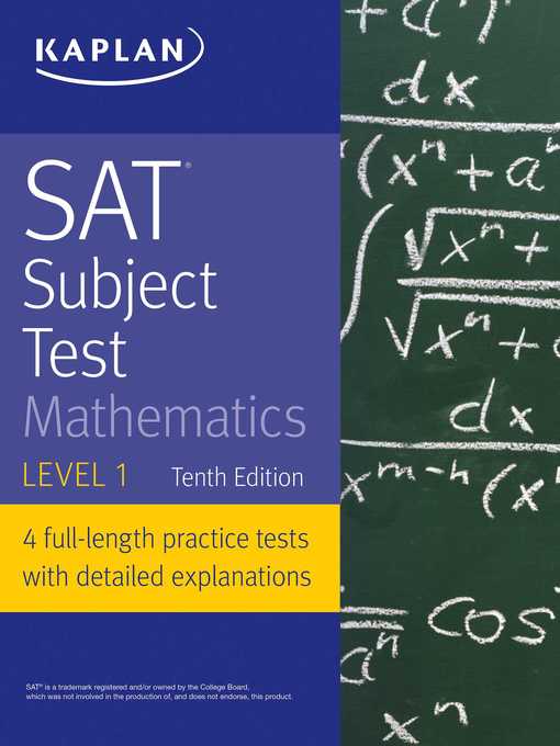 Cover image for SAT Subject Test Mathematics Level 1